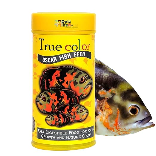 Petzlifeworld Star Farms True Color Oscar Easy Digestible Fish Food,100G For Rapid Growth&Nature Color