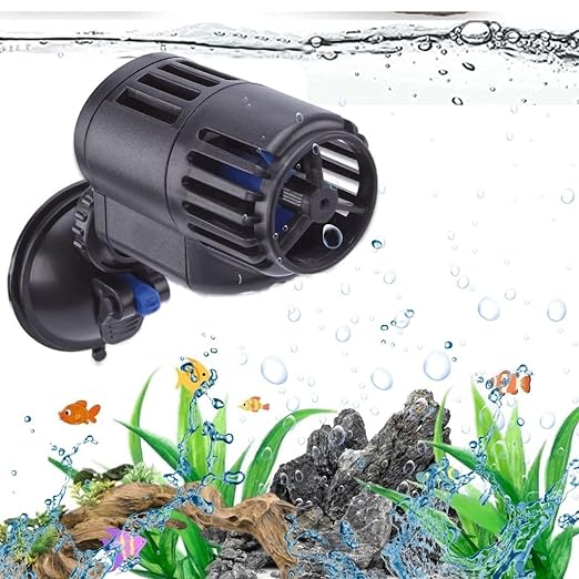 Sunsun JVP-120 (6W | 3000L/H | Suitable for 3 Feet Tank) Mini Wave Maker Power Head with Suction Cup for Aquarium Fish Tank
