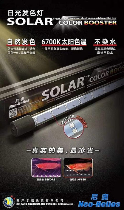 Neo Helios Solar Colour Booster Submersible LED Light for Aquarium Fish Tank | Enhance Fish Colour | High Brighness ST 260-26Cm | Suitable for 1 Feet Tank