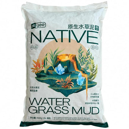 YEE    0.5L, 1.5L &amp; 3L Native Aqua Soil for Planted Aquariums | Premium Nutrient-Rich Substrate for Aquatic Plants, Shrimp & Freshwater Fish | pH Buffering 6.0–7.0 | Low Dust Granules