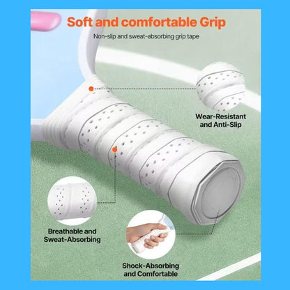 petzlifeworld Pickleball Beginners Combo Pack | 2 Paddles + 1 Ball with Hand Grip | Lightweight & Durable Starter Kit |48 * 7 Cm