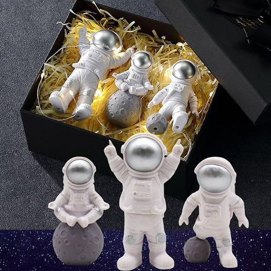 Petzlifeworld Astronaut Toys For Aquarium Decorations (3Pcs)