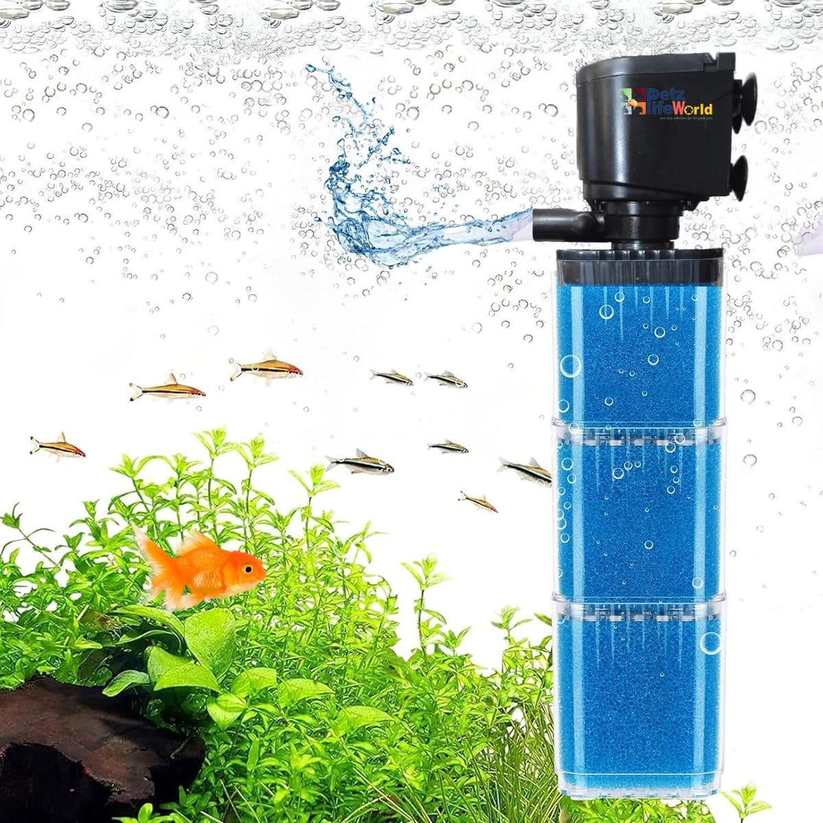 Filter Fish Bluepet Aquarium Liquid Internal Filter for Aquarium Fish Tank | Suita ...