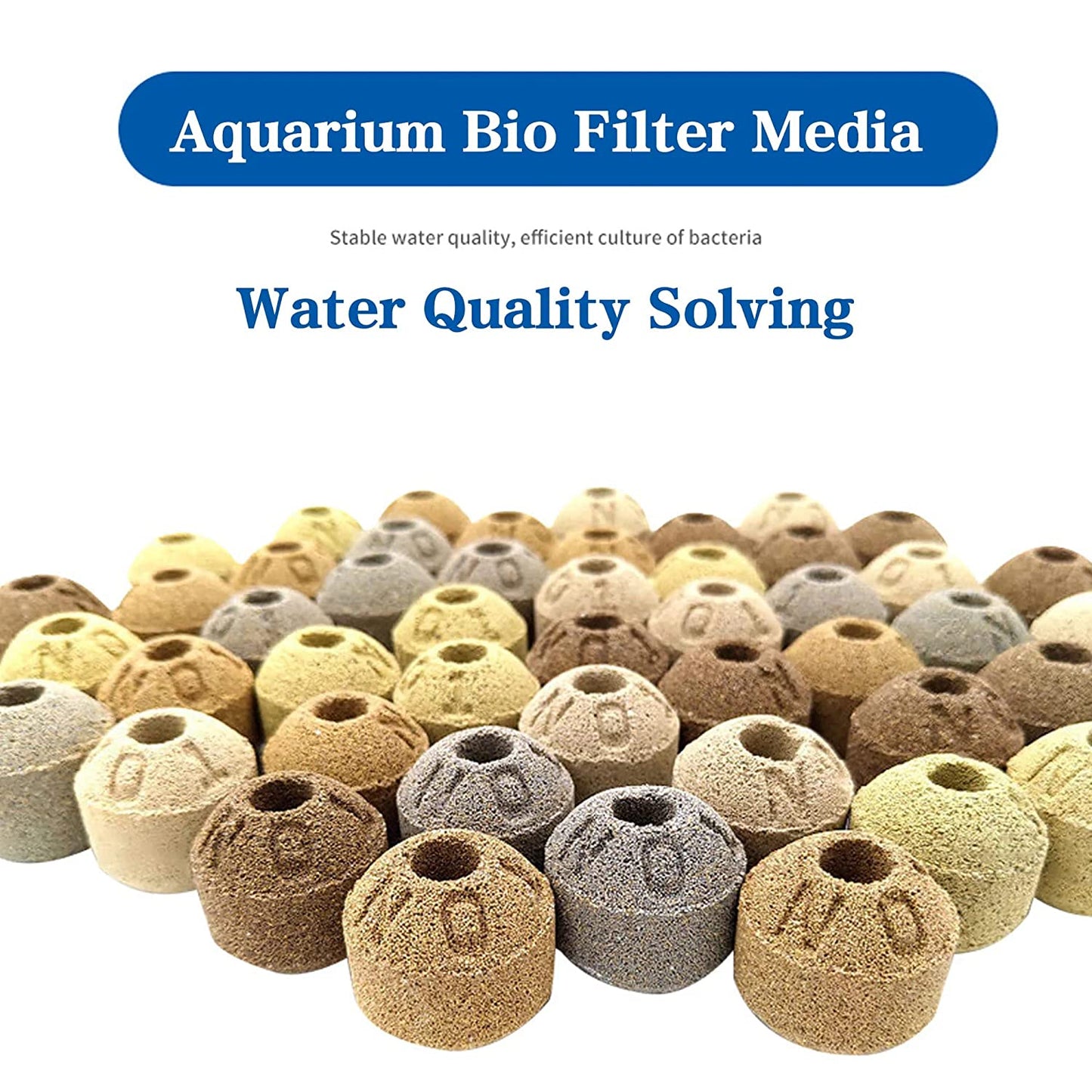 YEE Nano Bacteria Culture Ball Imported Aquarium Filter Media, 600g with Net Bag