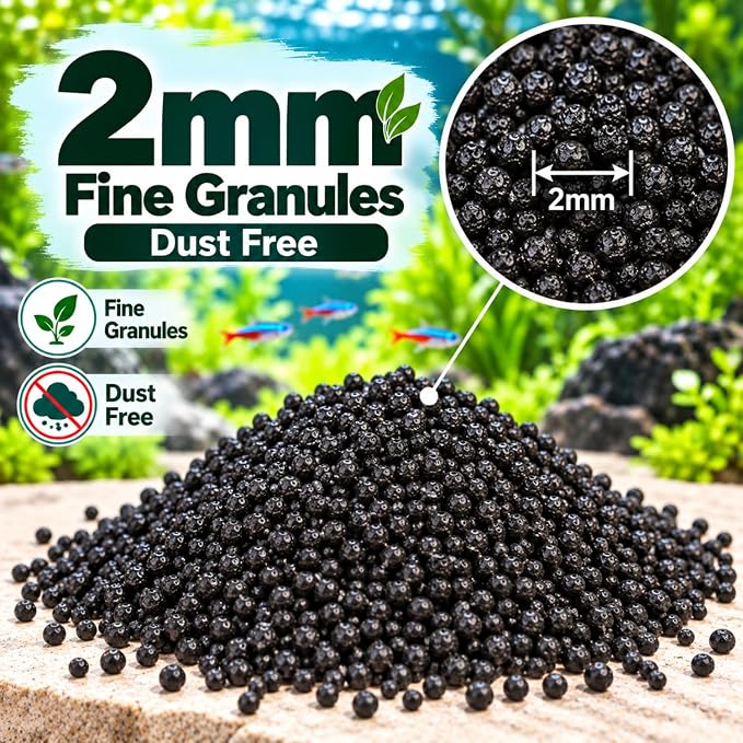 YEE    0.5L, 1.5L &amp; 3L Native Aqua Soil for Planted Aquariums | Premium Nutrient-Rich Substrate for Aquatic Plants, Shrimp & Freshwater Fish | pH Buffering 6.0–7.0 | Low Dust Granules