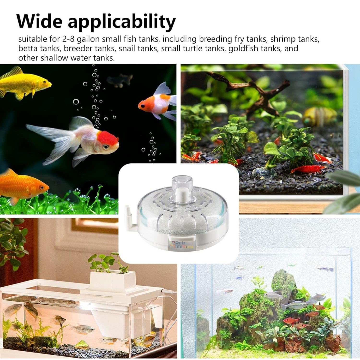 Goldfish Tank Mini Filter For Fish Bowl Petzlifeworld Mini