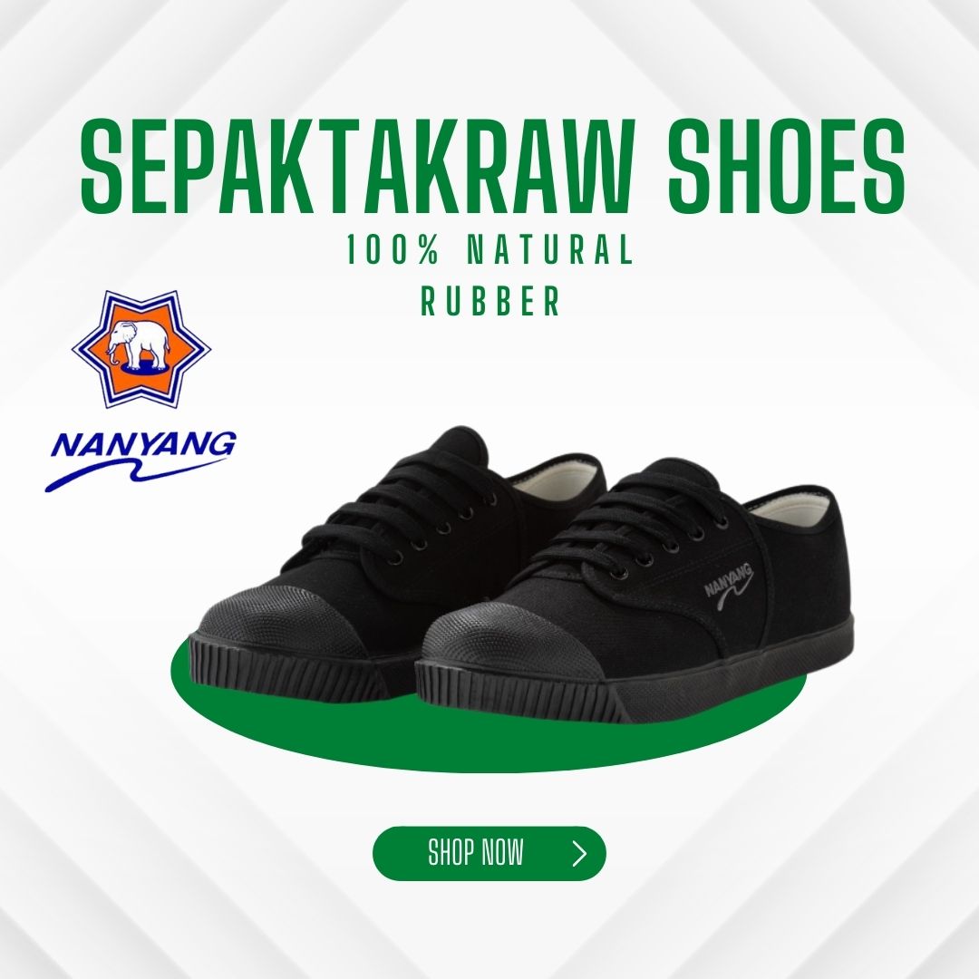 Nanyang Sepak Takraw Shoes | Authentic Thai Footwear | 100% Natural Rubber | Lightweight & Durable for Optimal Performance