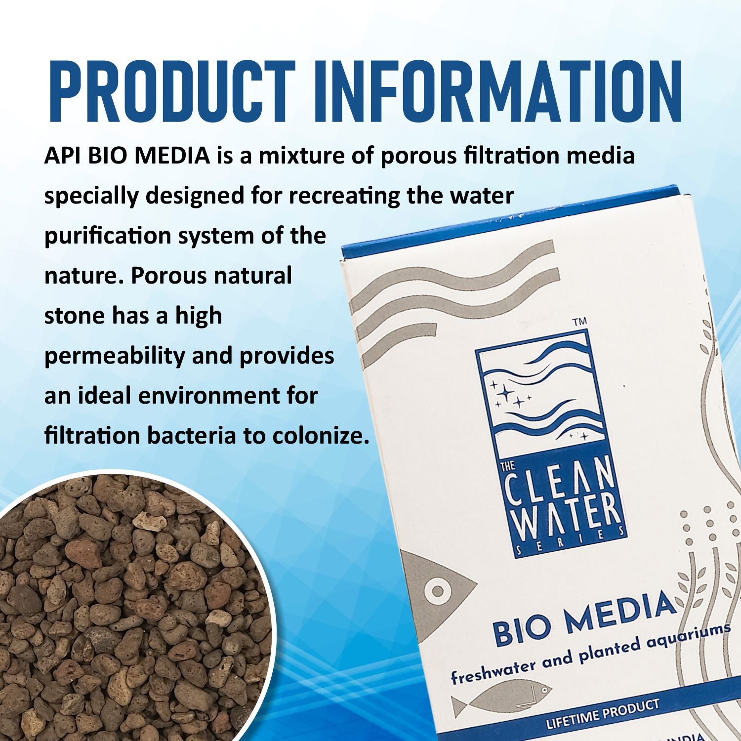 API Bio Media Aquarium and Pond Filter Media – PetzLifeWorld