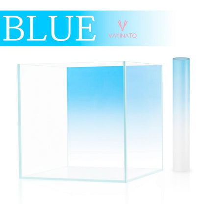 Petzlifeworld Sky Blue Gradient Aquarium Fish Tank Background Sticker Poster