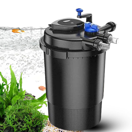 VAYINATO Sun-Sun CPF-15000 | 15000L/Hr Bio Pressure Pond Filter with 18W UV Light | Powerful Filtration System for Indoor & Outdoor Ponds | Easy Backflush Cleaning | Ideal for Koi & Garden Ponds
