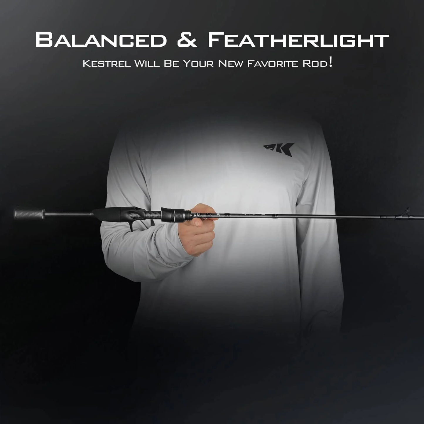 KastKing Kestrel Finesse Casting Rod 3 Pcs Ultra Light 6.8'