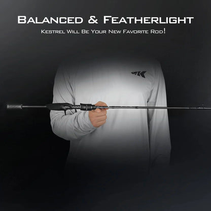 KastKing Kestrel Finesse Casting Rod 3 Pcs Ultra Light 6.8'