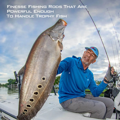 KastKing Kestrel Finesse Casting Rod 3 Pcs Ultra Light 6.8'
