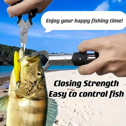 VAYINATO® 2-in-1 Must Have Fishing Accessory Combo | Line Cutting Plier & Fish Lip Gripper Tool | Durable, Ergonomic & Easy to Use | Must-Have Gear for Freshwater & Saltwater