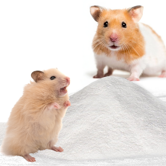 Petzlifeworld 200g Loose Natural Silica Bath Sand for Hamsters & Small Pets