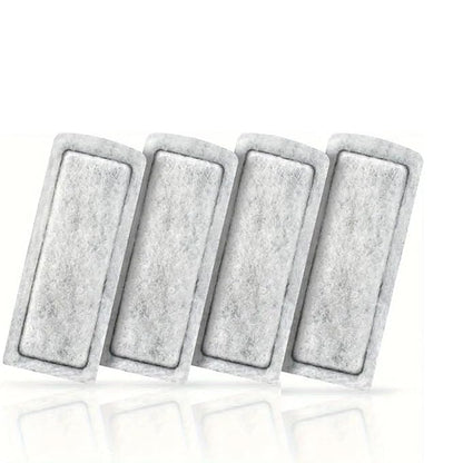 Sobo Hang On Filter Spare Filter Pad | Carbon Fiber Aquarium Filter Replacement Pad | Mechanical & Chemical Filtration for Freshwater & Saltwater Tanks (508H - 4 Pcs)