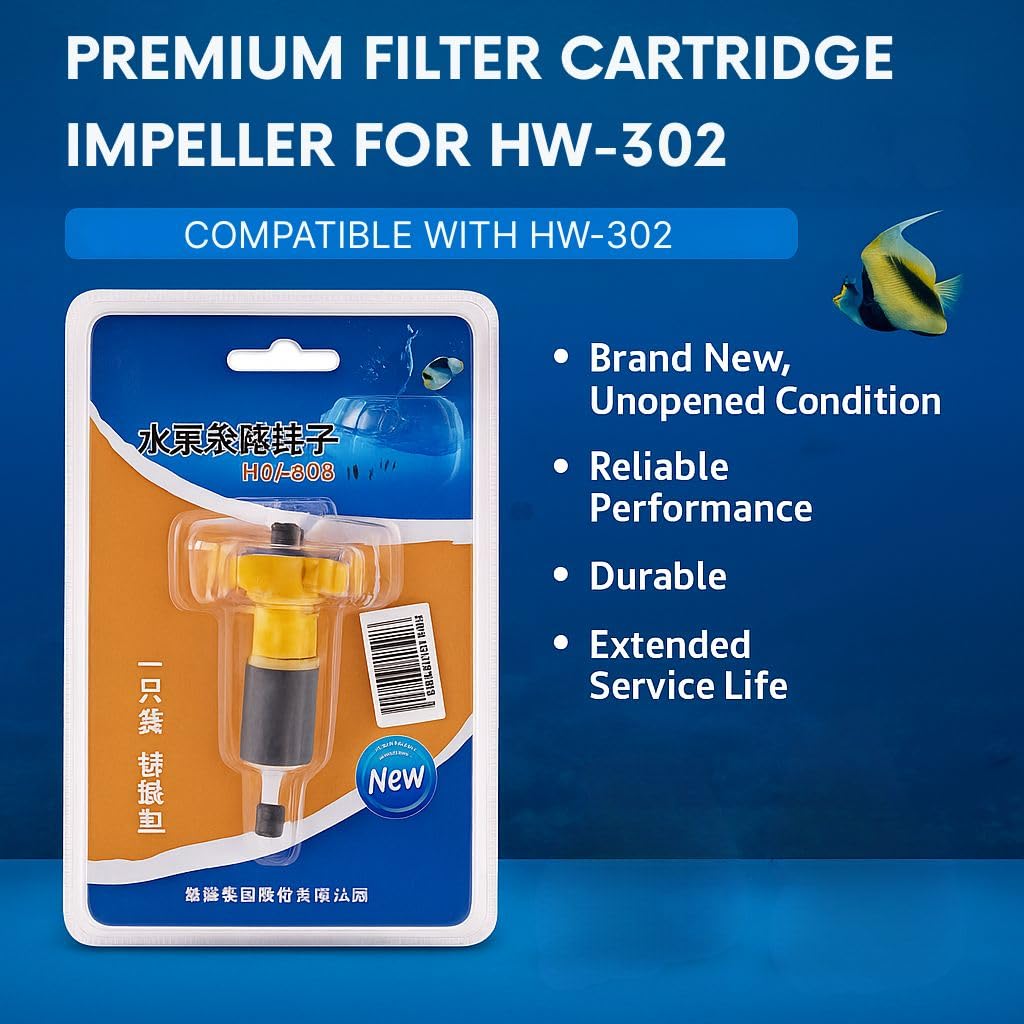 PetzLifeWorld Sun-Sun HW-Series Canister Filter Replacement Impeller – Durable Spare Part for Aquarium Filter | Quiet & Efficient Water Circulation | Freshwater & Saltwater Compatible