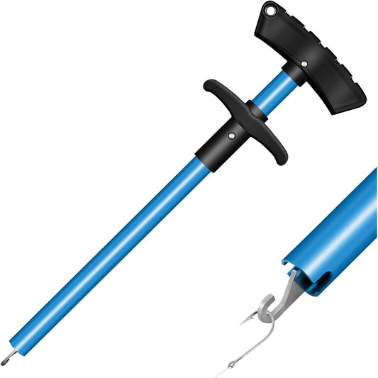 VAYINATO® T-Shaped Quick & Painless Fish Hook Remover Tool | Ergonomic Handle, Durable Plastic & Metal Construction for Safe & Efficient Hook Removal on Catch-and-Release