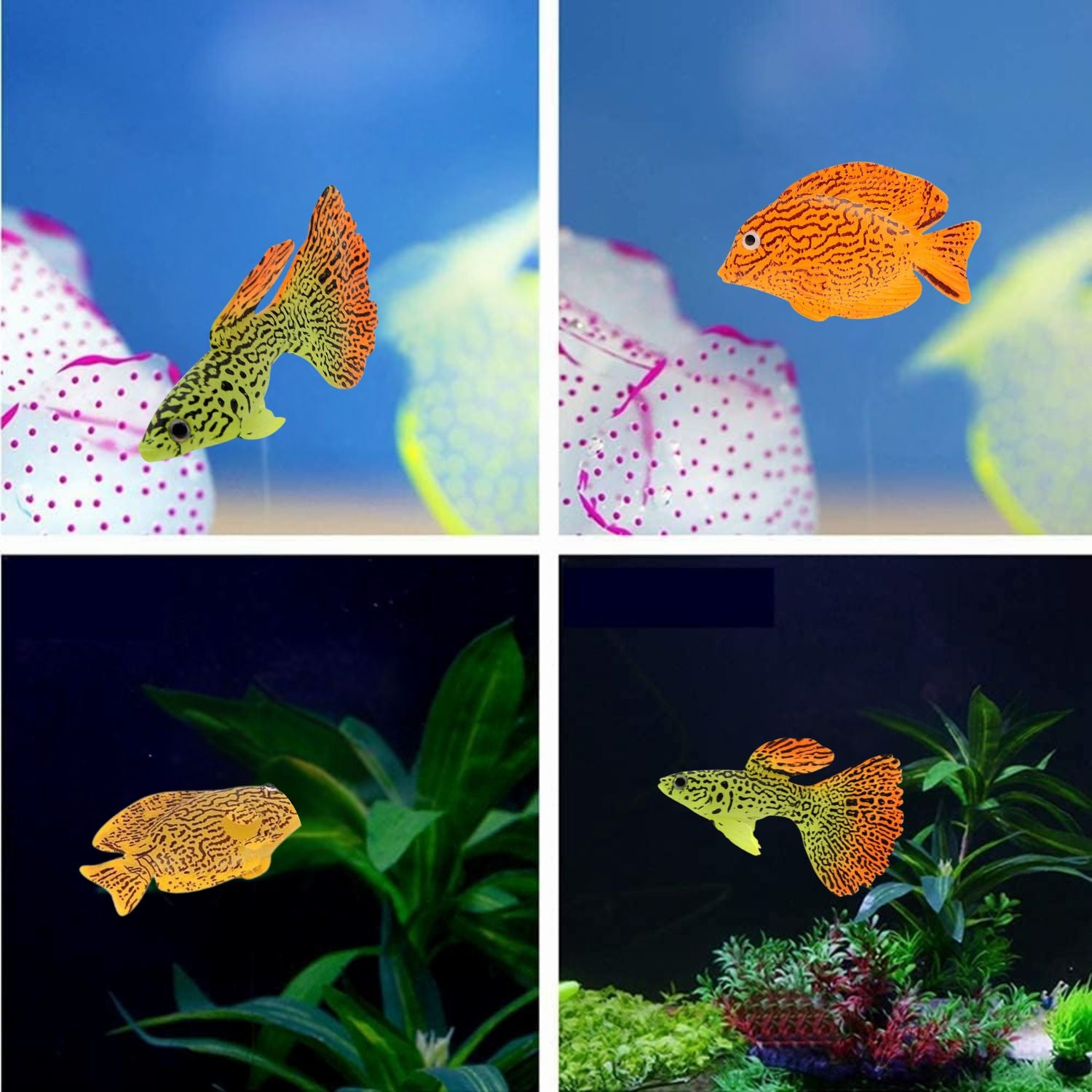PetzLifeworld 2 Pcs Silicon Floating Simulating Fake Fish for Aquarium – PetzLifeWorld