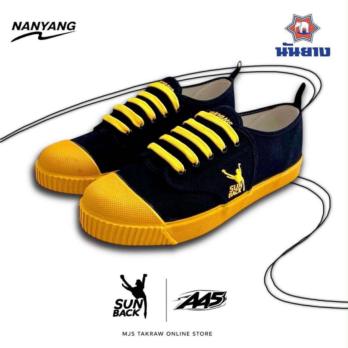 Nanyang Sepak Takraw Shoes | Authentic Thai Footwear | 100% Natural Rubber | Lightweight & Durable for Optimal Performance