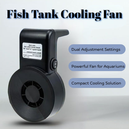 Petzlifeworld LY-V1 | 2W (Black) Suitable for tanks under 1.5 feet Aquarium Cooling Fan with 2-Speed Control
