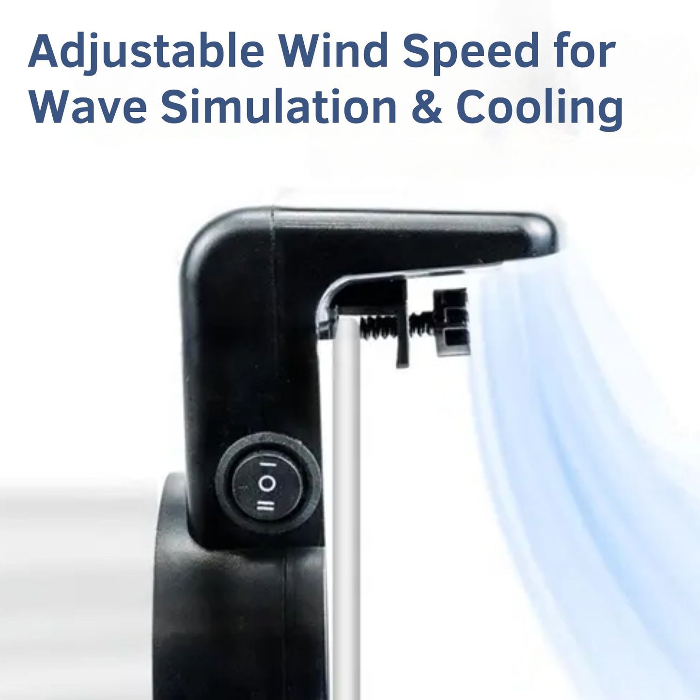Petzlifeworld LY-V1 | 2W (Black) Suitable for tanks under 1.5 feet Aquarium Cooling Fan with 2-Speed Control