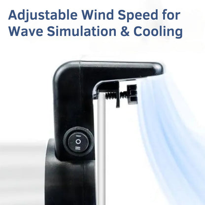 Petzlifeworld LY-V1 | 2W (Black) Suitable for tanks under 1.5 feet Aquarium Cooling Fan with 2-Speed Control