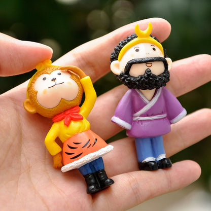 Petzlifeworld 4pcs Set of Monkey King Figurines Journey to The West Ornaments Wukong Pilgrimage to The West Figurine Wukong