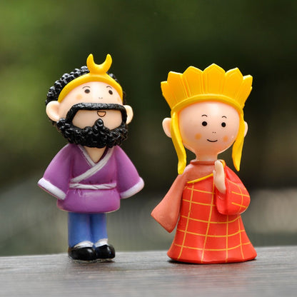 Petzlifeworld 4pcs Set of Monkey King Figurines Journey to The West Ornaments Wukong Pilgrimage to The West Figurine Wukong
