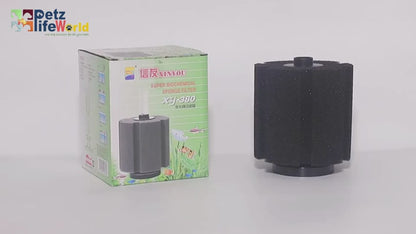 XINYOU XY-380 Super Biochemical Sponge Filter for Aquarium Fish Tank with Free 2 Meter Air Hose Tube