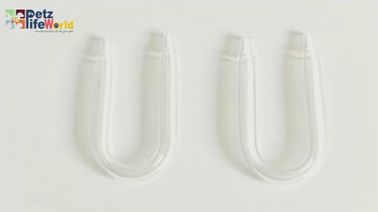 PetzLifeWorld Aquarium Fish Tank Transparent U Bend for O2 and Co2 Tube | Helps Tube not to Bend
