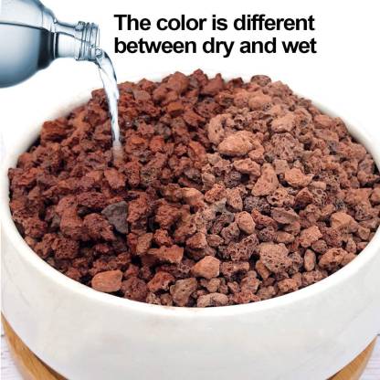 Petzlifeworld  Lava Chips For Aquarium Base Substrate  Gravel Planted Substrate