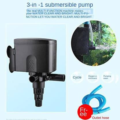 Rs Electricals Top Power Aquarium Filter Series with 3 Feet White Sponge