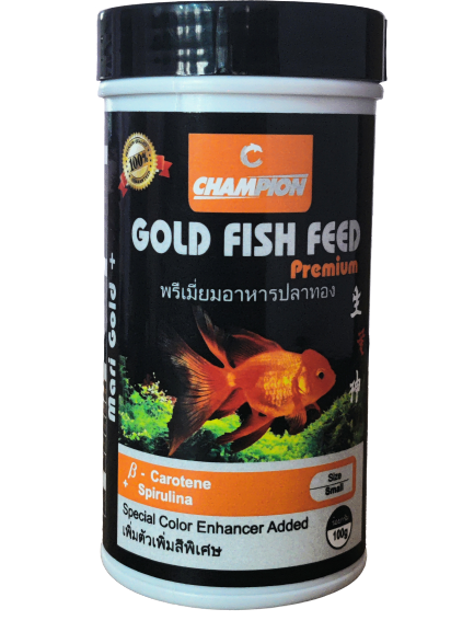 Champion Gold Fish Feed Premium 100G | Special Color Enhancer - PetzLifeWorld
