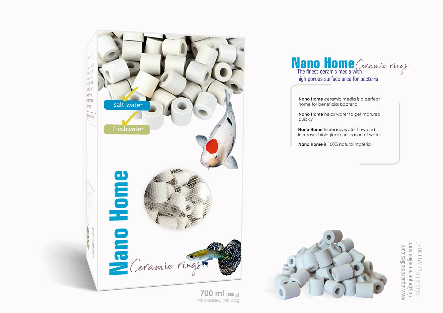 Aquatic Remedies Nano Home Filter Media 500 GM - PetzLifeWorld