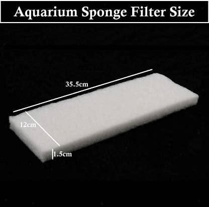 Petzlifeworld Nemo Aquarium Top Filter Sponge, 3 Feet Sponge Aquarium Filter (Pack of 2)