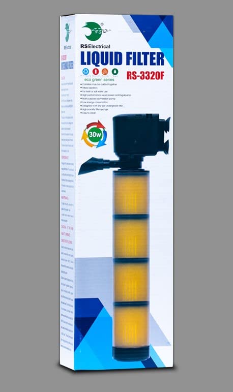 RS Electricals Liquid 4 Layer Sponge Internal Filter (RS-3320F| 30W | 1800 L/H)