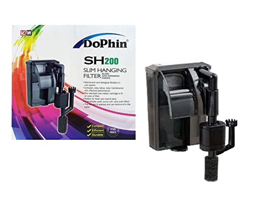 Dophin SH-200 Aquarium Hang On Filter | Power : 2.8 W | Flow : 150 L/H
