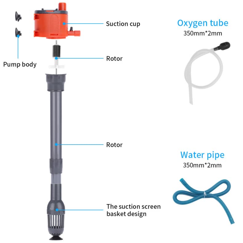 Xilong XL-760 Aquarium Fish Tank Multi Function for Top Filter | Power: 45W | Flow: 3000L/H)