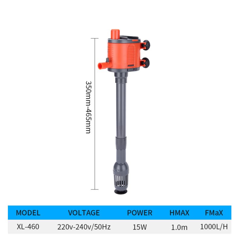 Xilong XL-760 Aquarium Fish Tank Multi Function for Top Filter | Power: 45W | Flow: 3000L/H)