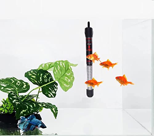 Bluepet 200W Imported Aquarium Fish Tank Glass Heater with Free Thermometer | IP 68 Water Proof | Blast Proof