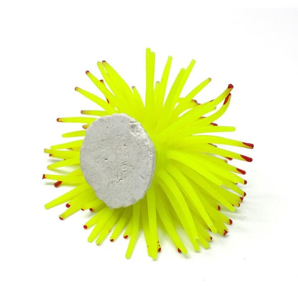 Petzlifeworld Aquarium Underwater Silicone Simulation Artificial Fake Anemone Ornament Fish Tank Decoration Plant (Random Color)