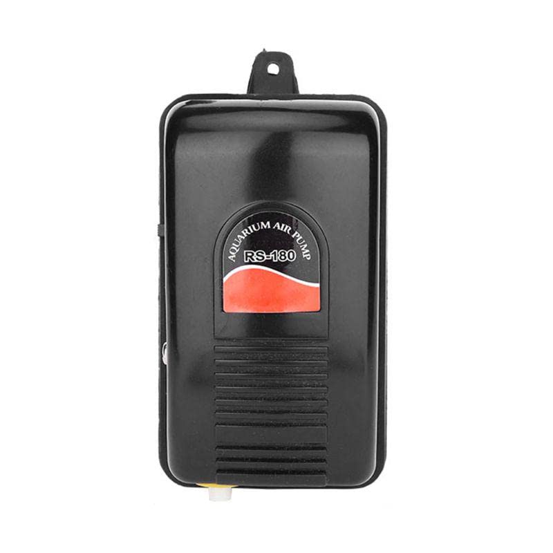 RS Electrical RS-180 Aquarium Super Silent Oxygen Air Pump with 2 Meter Tube,1 Air Stone, 1 Check Valve