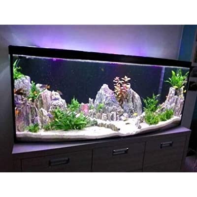 PetzLifeworld Aquascaping Natural Glittering Tourmoline Rock for Aquarium Fish Tank Decoration 5Kg