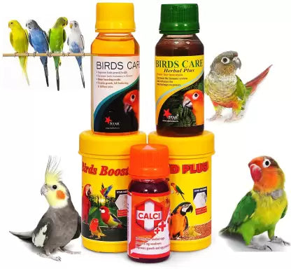 Petzlifeworld Birds Care All In 1 Combo Pack 5 For Daily Birds Food and Nutrition Supplement