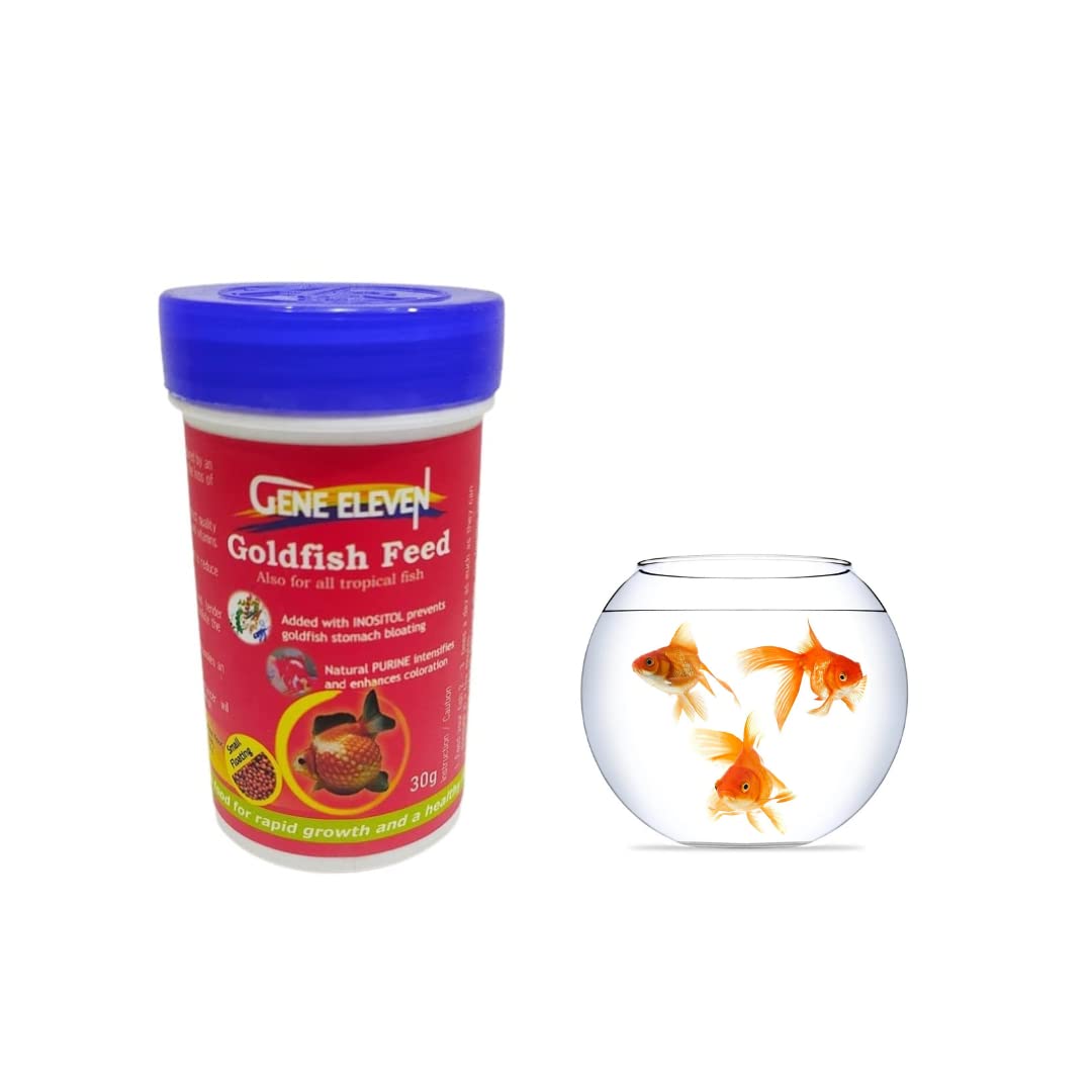 Aquatic Remedies Gene Eleven Gold Fish Feed, 30G | Easy digestible food for rapid growth and a healthy immune system