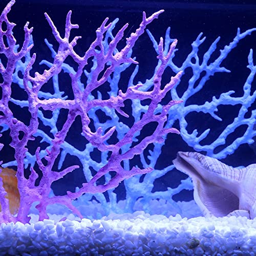Petzlifeworld Aquarium Artificial Resin CRL Toy for Fish Tank Decoration (Blue)