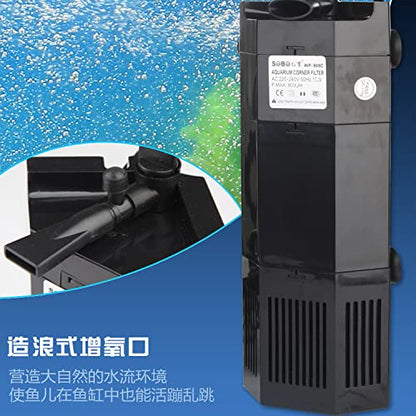 Sobo Aquarium Corner Internal Filter (WP-909C | 28W | 1600 L/H)