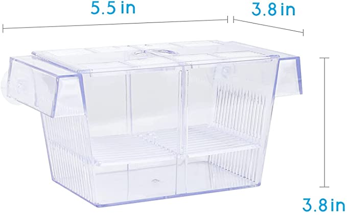Boyu Fish Breeding Box Tank Hatchery Incubator Aquarium Isolation Box for Baby Shrimp Guppy