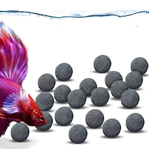 Aquatic Remedies Betta Survive Mineral Balls for Betta and Shrimp Tank for Pure and Healthy Aquarium Tank 10+4 Balls Per Pack | Pack of 5